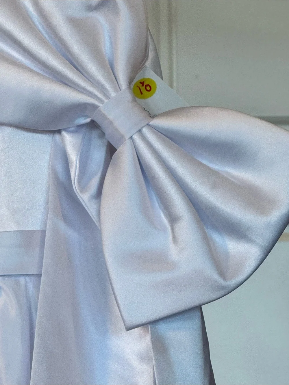 Girls' White Sleeveless A-Line Dress
